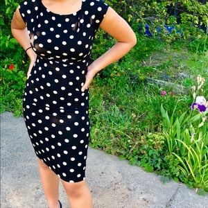 EUC Isabel De Pedro Polka Dot Dress Size 6